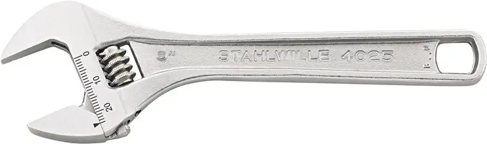 Rollgabelschlüssel 4025 max.53mm L.460mm m.Einstellskala STAHLWILLE
