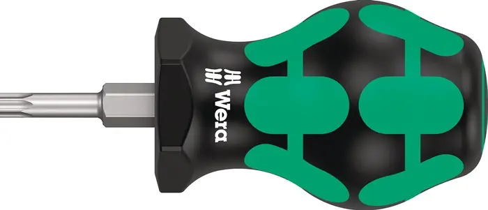 Produktfoto 1 von Schraubendreher 367 TORX® Stubby Gr.T 20 Klingen-L.25mm 2K-Griff Rundkl.WERA