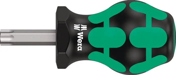 Produktfoto 1 von Schraubendreher 367 TORX® Stubby Gr.T 40 Klingen-L.25mm 2K-Griff Rundkl.WERA