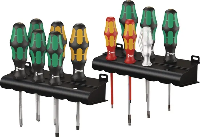 Produktfoto 1 von Schraubendrehersatz Kraftform XXL 12-tlg.Schitz/PH/PZD Kraftformgriff WERA