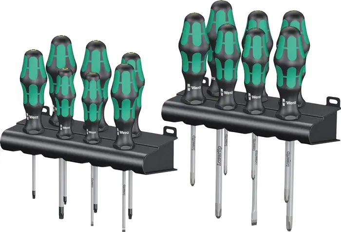 Produktfoto 1 von Schraubendrehersatz Kraftform Big Pk.300 14-tlg.Schlitz/PH/PZD/TX 2K-Griff