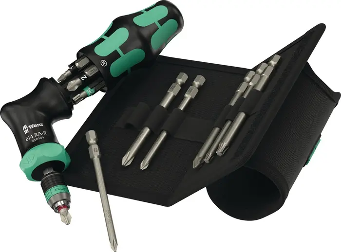 Produktfoto 1 von Magazinbithalter Kraftform Kompakt Pistol RA-R 2 13-tlg.PH/PZ/TORX WERA