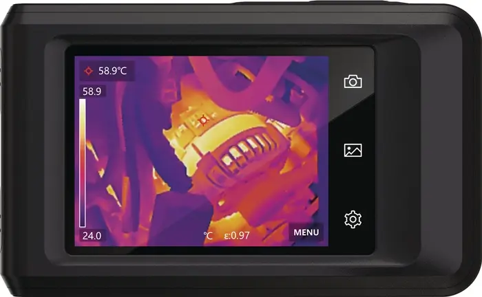 Produktfoto 1 von Wärmebildkamera TV 296 3,5Zoll Farb-Display 256x192 Bildpunkte-20 b.+400GradC
