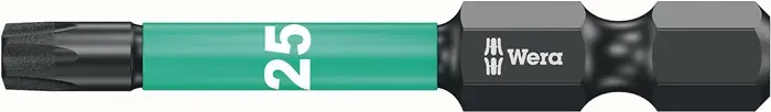 Produktfoto 1 von Bit 867/4 IMP DC T25 L.50mm 1/4 Zoll E6,3 Impaktor,DC Box m.5 Bits WERA