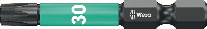 Produktfoto 1 von Bit 867/4 IMP DC T30 L.50mm 1/4 Zoll E6,3 Impaktor,DC Box m.5 Bits WERA