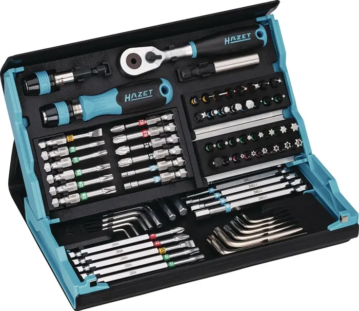 Produktfoto 1 von Bitsortiment SmartCase 2200SC-31 73-tlg.Schlitz/PH/PZD/TX/TX m.Zapfen/Innen-6Kt.