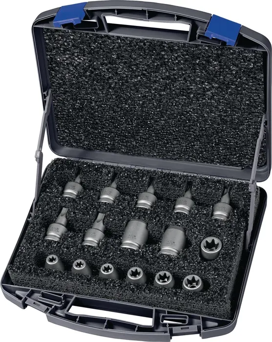 Produktfoto 1 von Kraftsteckschlüsselsatz 720 E TX 16 OL 16-tlg.1/2 Zoll T/E ASW