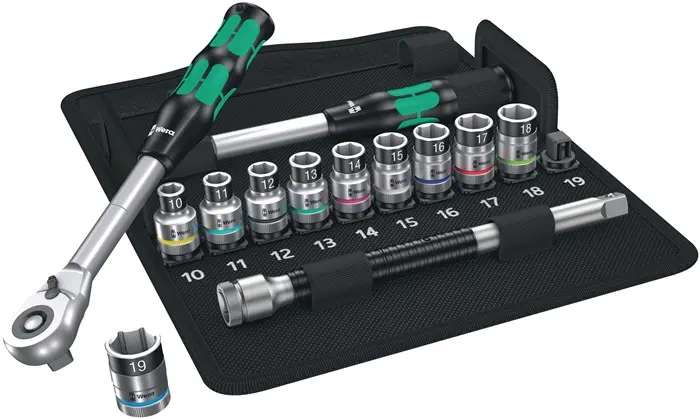 Produktfoto 1 von Steckschlüsselsatz 8006 SC 1 13-tlg.1/2 Zoll SW 10-19mm Z.72 6KT WERA