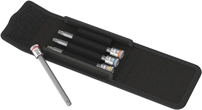 Produktfoto 1 von Steckschlüsselsatz 8767 A TORX® HF 1 4-tlg.1/4 Zoll T 25-T40 WERA