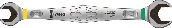 Produktfoto 1 von Doppelmaulschlüssel 6002 Joker 10x13mm L.167mm ma verchr.WERA