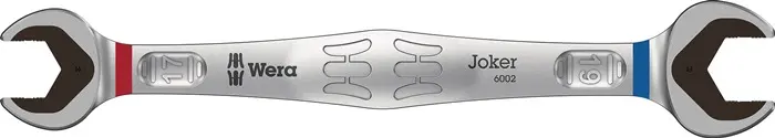 Produktfoto 1 von Doppelmaulschlüssel 6002 Joker 17x19mm L.235mm ma verchr.WERA