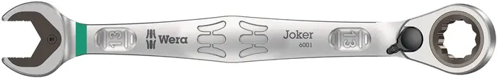 Produktfoto 1 von Maulringratschenschlüssel Joker SW 13mm L.179mm umschaltbar,Rings.15Grad WERA