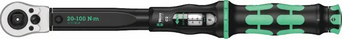 Produktfoto 1 von Drehmomentschlüssel Click-Torque C 2 Push 1/2 Zoll 20-100 Nm WERA