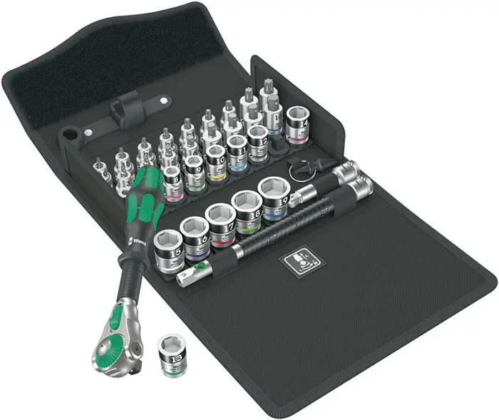 Produktfoto 1 von Steckschlüsselsatz 8100 SB ALL-in Zyklop Speed 35-tlg.3/8 Zoll SW 6-19mm