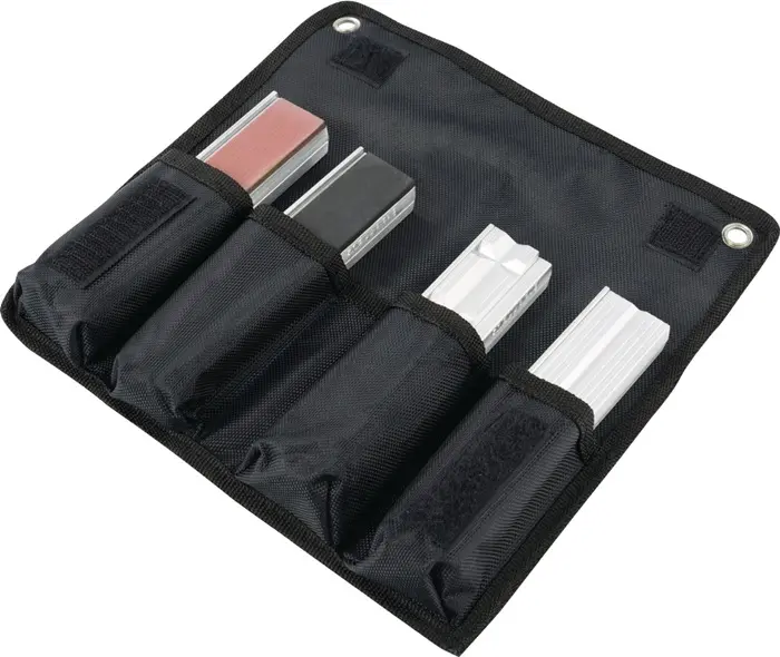 Produktfoto 1 von Rohr-/Schutzbackenset f.Backen-B.120mm 8tlg.in Tasche Alu.HEUER