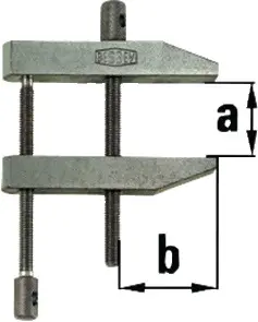 Produktfoto 1 von Parallelschraubzwinge PA Spann-W.116mm A.72mm BESSEY