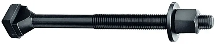T-Nutenschraube DIN 787 T-Nut 14mm M12 L.80mm Güte 10.9 m.Mutter u.Scheibe AMF