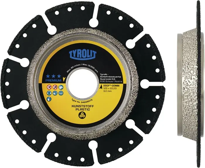 Produktfoto 1 von Diamanttrennscheibe DCCI Premium D.125mm Bohr.22,23mm 3mm TYROLIT