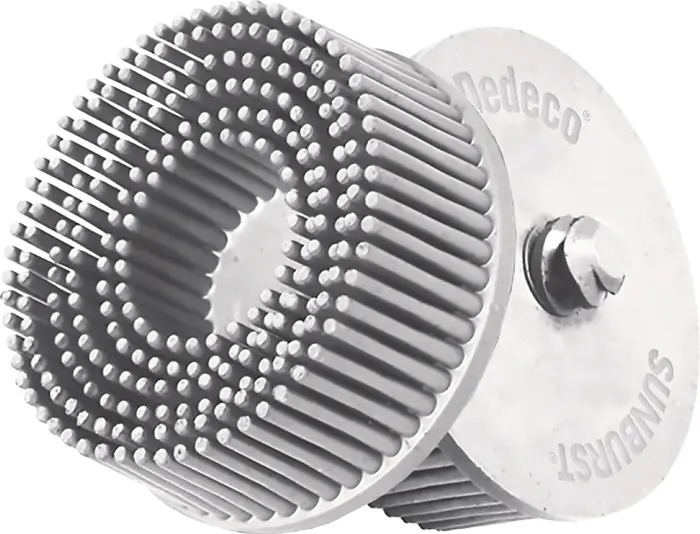 Produktfoto 1 von Radialbürstenscheibe Sunburst D.51mm K.120 A120 MED B.51 weiß 25000min-¹ TYROLIT