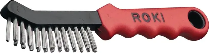 Drahtbürste ROKI® L.225mm 0,35mm STA 2-reihig LESSMANN