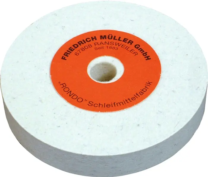 Produktfoto 1 von Filzpolierscheibe Ø125xB20x20mm Wollfilz MÜLLER