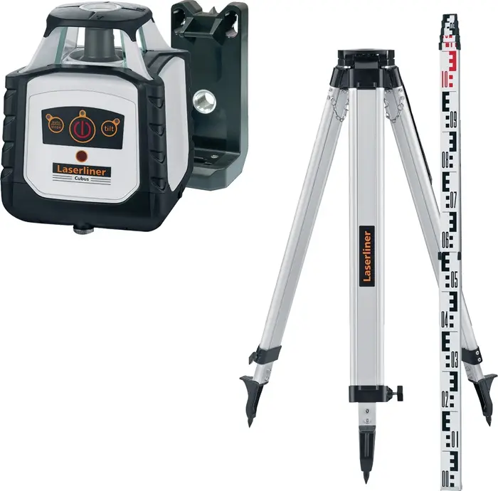 Produktfoto 1 von Rotationslaser Cubus 210 S max.200m ± 4Grad LASERLINER