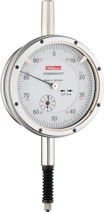 Produktfoto 1 von Messuhr M2 SW 10mm Abl.0,01mm m.Stoßschutz KÄFER