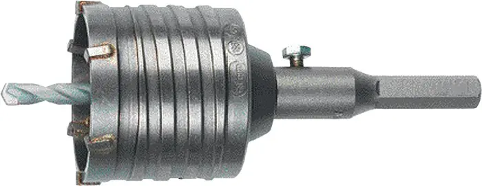 Produktfoto 1 von Schlagbohrkrone D.68mm Gesamt-L.120mm f.Steckd.6-KT.-Schaft HELLER
