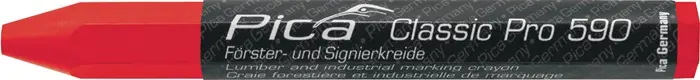 Produktfoto 1 von Förster-/Signierkreide Classic PRO 590 rot papiert 12 St./Schachtel PICA
