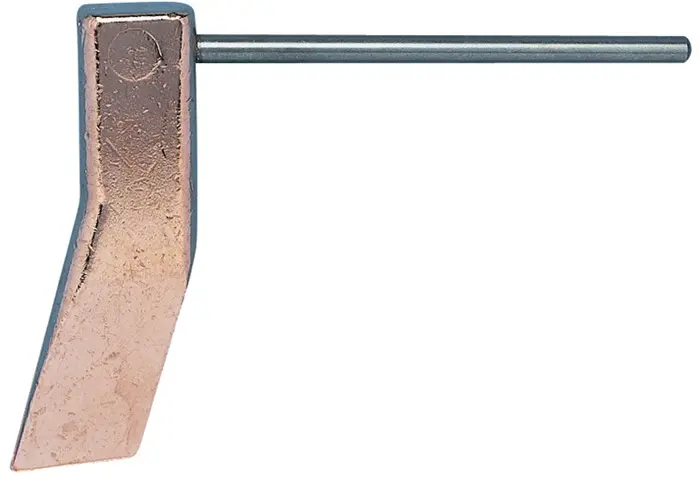 Produktfoto 1 von Kupferstück Hammerform,gekr.350g KAYSER