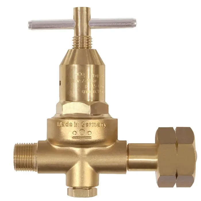 Produktfoto 1 von Propankleindruckregler o.Manometer 0,5-6bar 18 kg/h W 21,8x1/14Zoll LH KAYSER