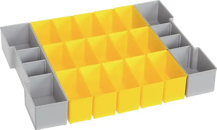 Produktfoto 1 von Einteilungsset L-BOXX® B3 LB 102 B378xT313xH65mm gelb/grau