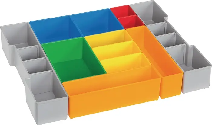 Produktfoto 1 von Einteilungsset L-BOXX® H3 LB 102 B378xT313xH65mm blau/gelb/rot/orange/grün/grau