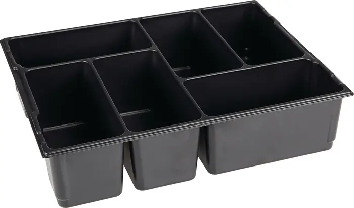 Produktfoto 1 von Kleinteileeinsatz L-BOXX® LB 136 B404xT317xH97mm Polystyrol m.6 Mulden