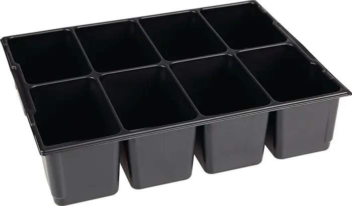 Produktfoto 1 von Kleinteileeinsatz L-BOXX® LB 136 B404xT317xH97mm Polystyrol m.8 Mulden