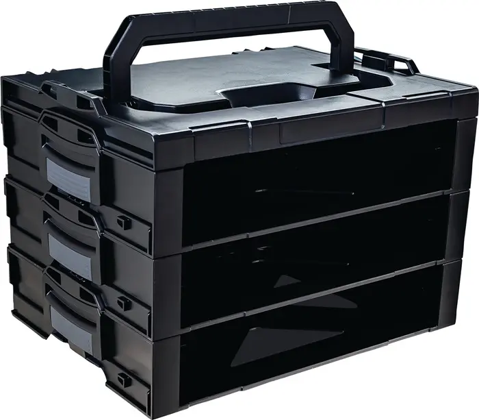 Produktfoto 1 von Sortimentskastentresor i-BOXX® Rack 3er Block B442xT304xH342mm ABS BS SYSTEMS
