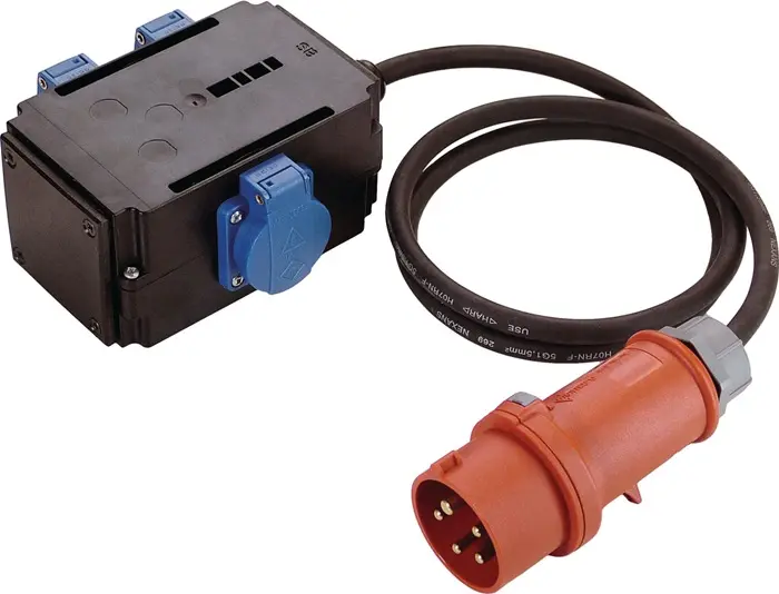 Produktfoto 1 von Kompaktverteiler MIXO NECKAR CEE-16 A,5-polig 3xCEE 400V AS-SCHWABE