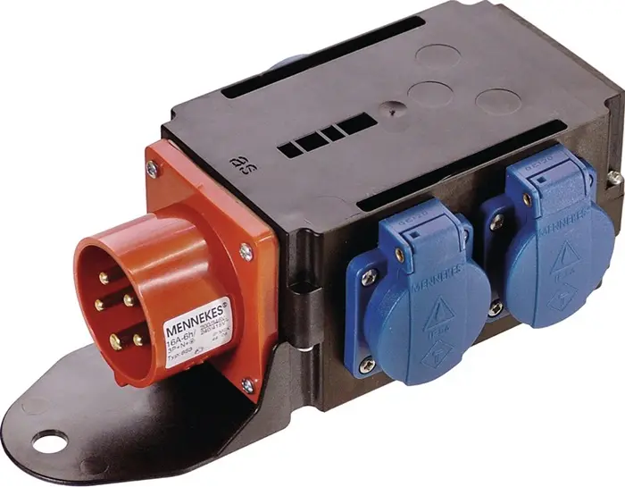 Produktfoto 1 von CEE-Adapter MIXO SAAR 1xCEE-Stecker 400V,16 A,5-polig IP44 AS-SCHWABE