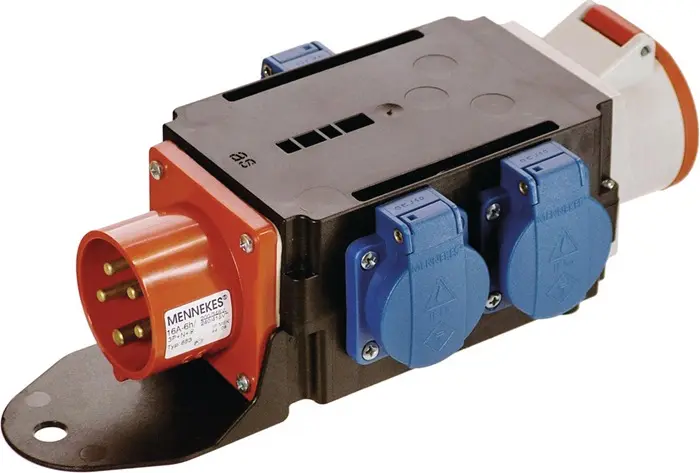 Produktfoto 1 von CEE-Adapter MIXO BRIGACH 1xCEE-Stecker 400V,16 A,5-polig IP44 AS-SCHWABE