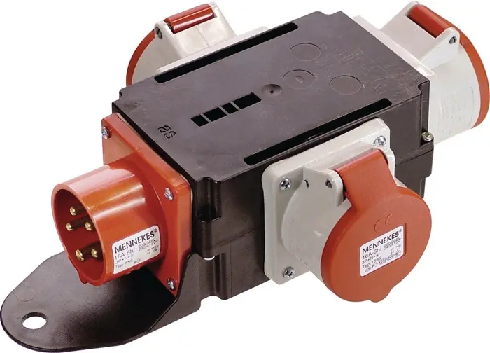 Produktfoto 1 von CEE-Adapter MIXO RHEIN 1xCEE-Stecker 400V,16 A,5-polig IP44 AS-SCHWABE