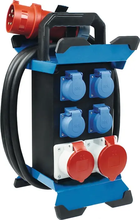 Produktfoto 1 von CEE-Standstromverteiler STECKY 12 CEE-Stecker 400V,32 A,5-polig AS-SCHWABE