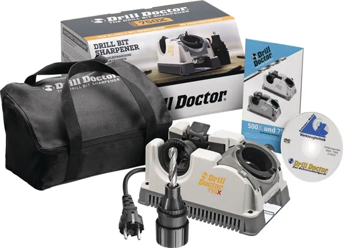 Produktfoto 1 von Bohrerschleifgerät Drill-Doctor DD-750X (Tasche) Schleifbereich 2,5-19,0mm
