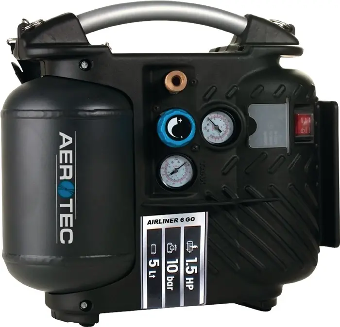 Produktfoto 1 von Kompressor Aerotec Airliner 5 GO 200l/min 10bar 1,1 kW 230 V,50 Hz 5l AEROTEC