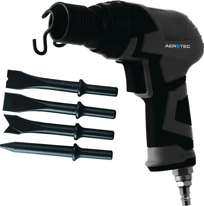 Produktfoto 1 von Druckluftmeißelhammer CSP 150 Set 4500min-¹ 11mm Sechskant 4-5 J AEROTEC