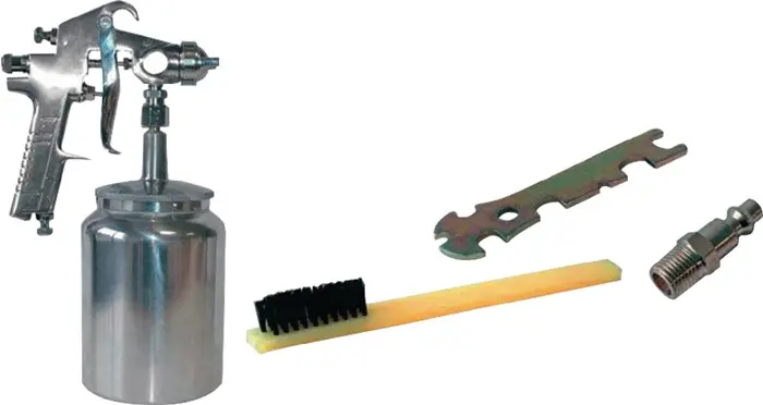 Produktfoto 1 von Druckluftfarbspritzpistole Kit-Line HVLP 1l 130-200l/min 2-3bar AEROTEC