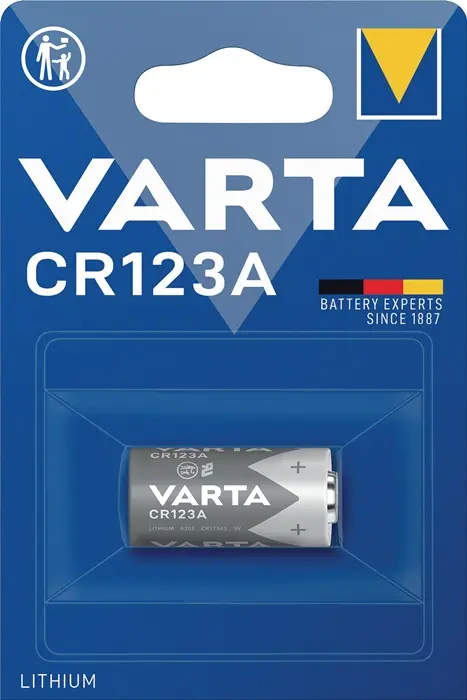 Produktfoto 1 von Batterie ULTRA Lithium 3 V CR123A 1430 mAh CR17345 6205 1 St./Bl.VARTA