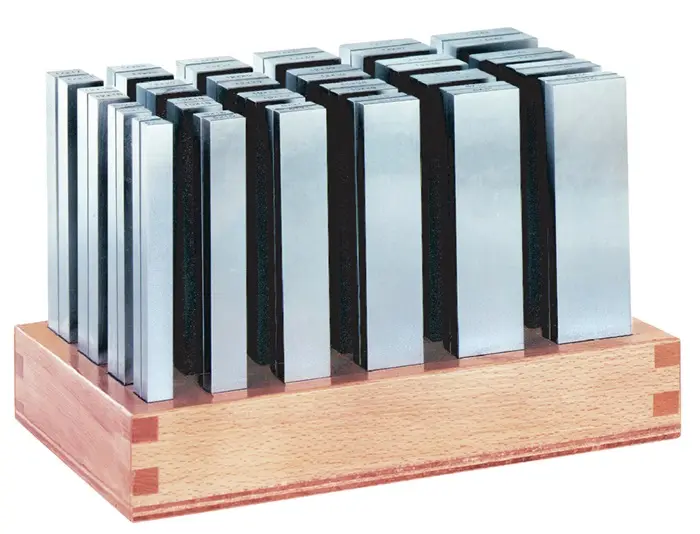 Produktfoto 1 von Parallelunterlagensatz Nr.6348P Inh.24 PA Gr.125 Präzision L.125mm AMF