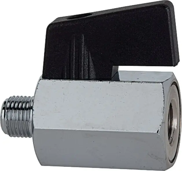 Produktfoto 1 von Mini-Kugelhahn 20,95mm G 1/2 Zoll IG/AG RIEGLER