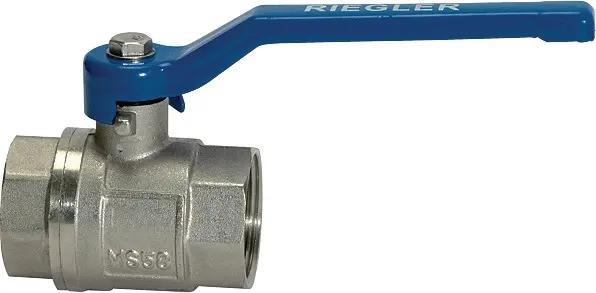 Produktfoto 1 von Messingkugelhahn VALVE LINE 41,91mm G 1 1/4 Zoll innen/innen DN 32mm RIEGLER