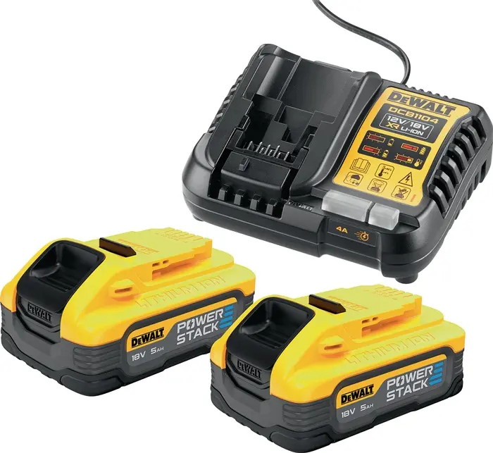 Produktfoto 1 von Akku-Starter-Set DCB1104H2 18V 5Ah DEWALT